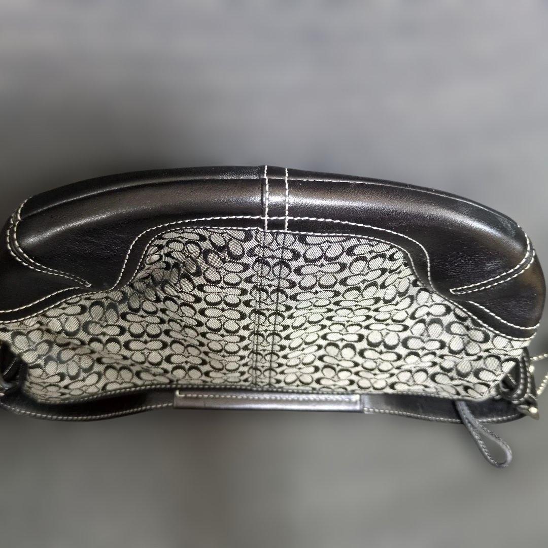 コーチ シグネチャー　6351 ショルダーバッグ　 ブラック