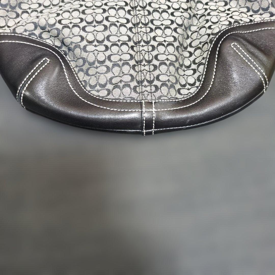 コーチ シグネチャー　6351 ショルダーバッグ　 ブラック