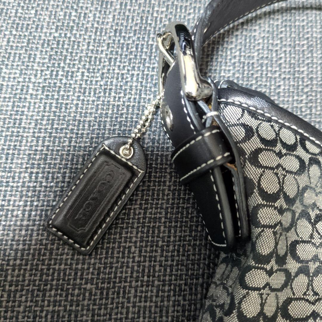 コーチ シグネチャー　6351 ショルダーバッグ　 ブラック