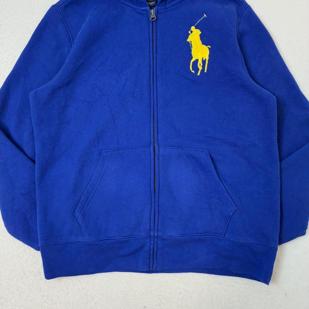 ポロラルフローレン　パーカー　ビックポニー　ブルー　レディースMサイズ相当