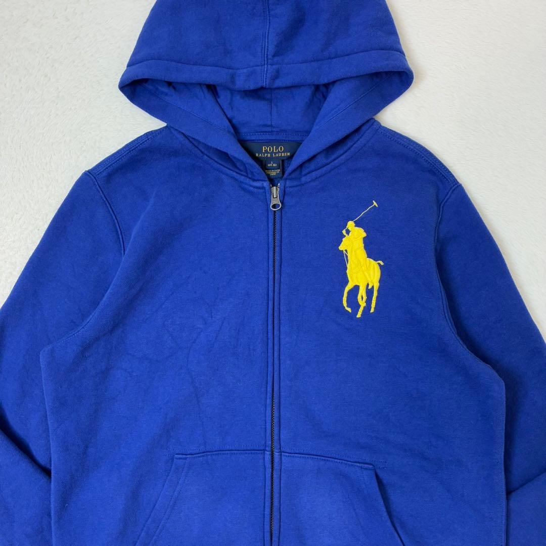 ポロラルフローレン　パーカー　ビックポニー　ブルー　レディースMサイズ相当