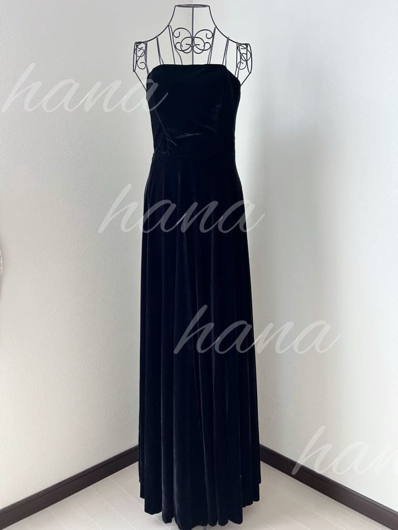 美シルエット＊ブラックドレス ウェディング 前撮り 韓国フォト ベロア