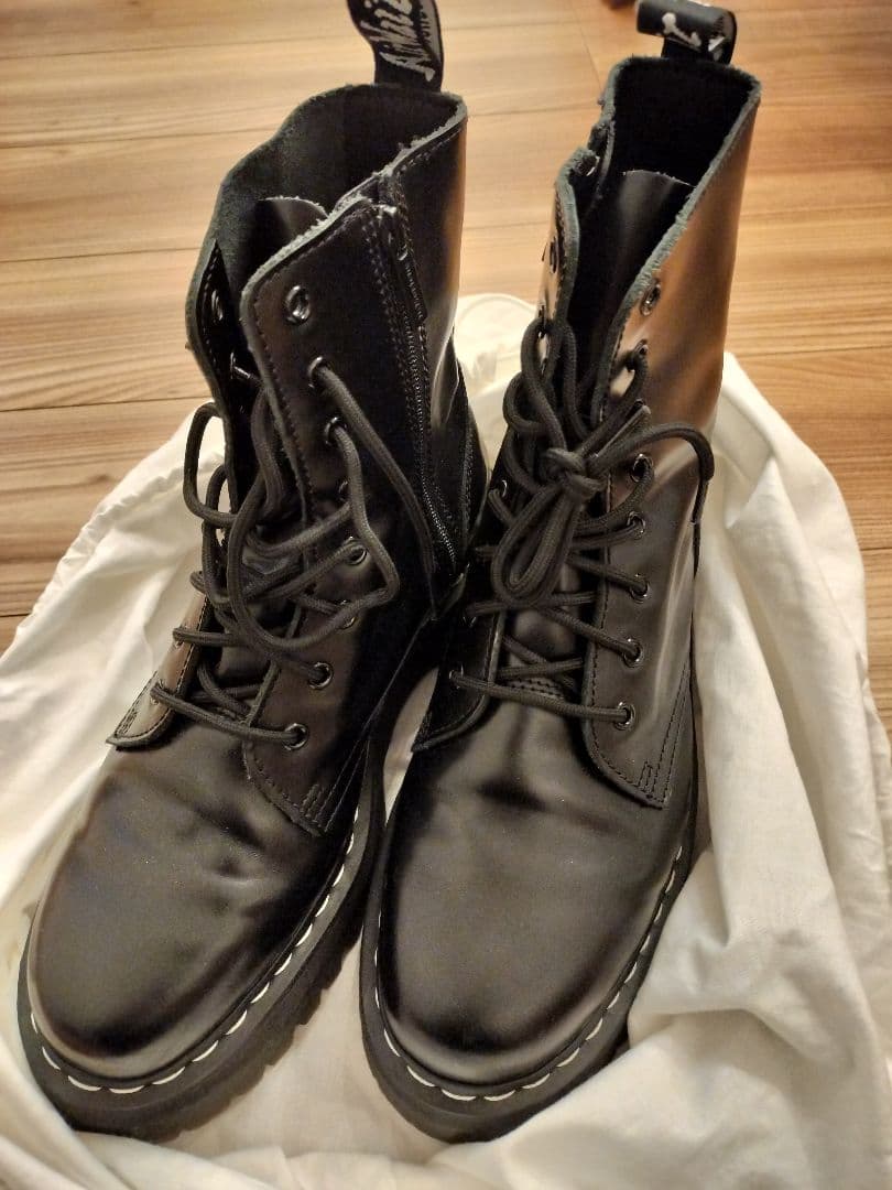 【日本限定】Dr.Martens　jadon ホワイトステッチ 厚底 uk10