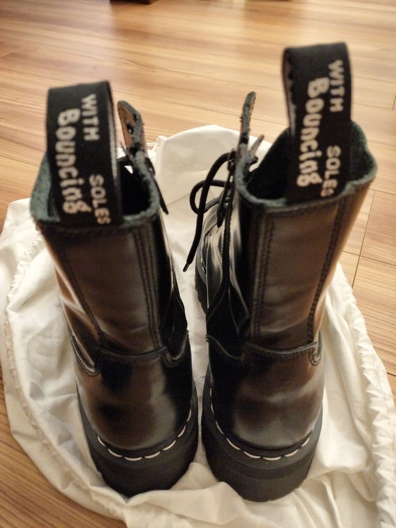 【日本限定】Dr.Martens　jadon ホワイトステッチ 厚底 uk10