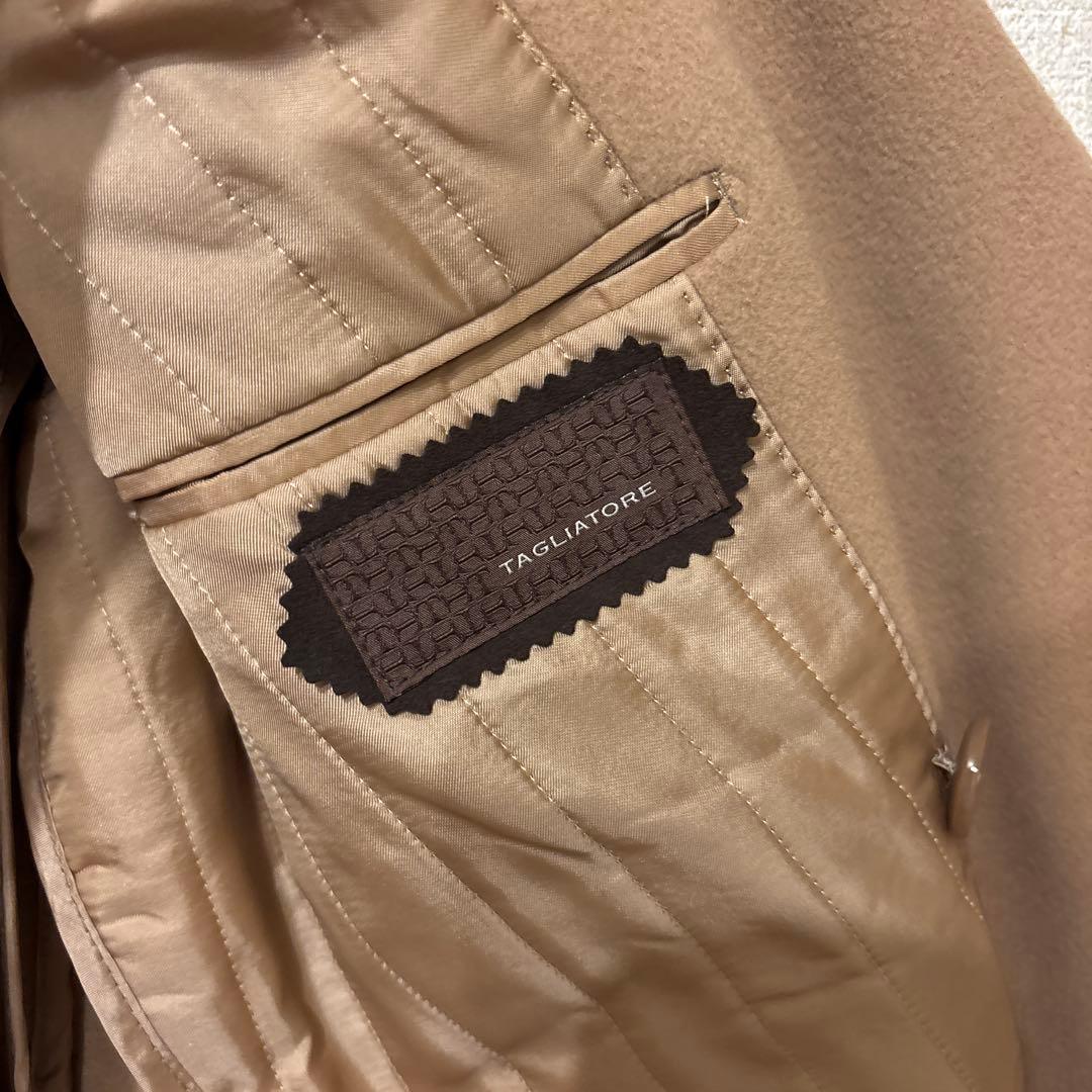 タリアトーレ　カシミヤ混　キャメルコート　46