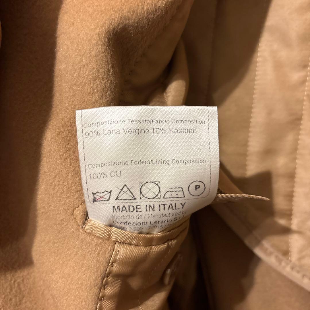 タリアトーレ　カシミヤ混　キャメルコート　46