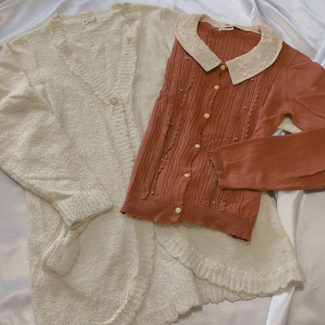 アクシーズファム　オレンジアイスベージュ系5点セット