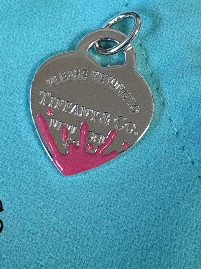 正規品　極美品ティファニーハートペンダント　チャーム