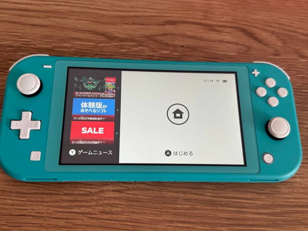 Nintendo Switch ライト　ターコイズ　本体のみ