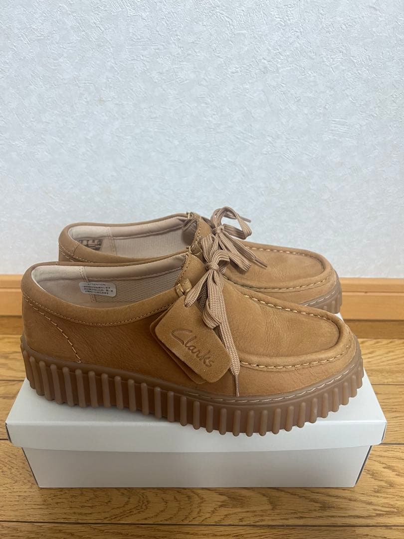 Clarks ブラウン 24.5㎝