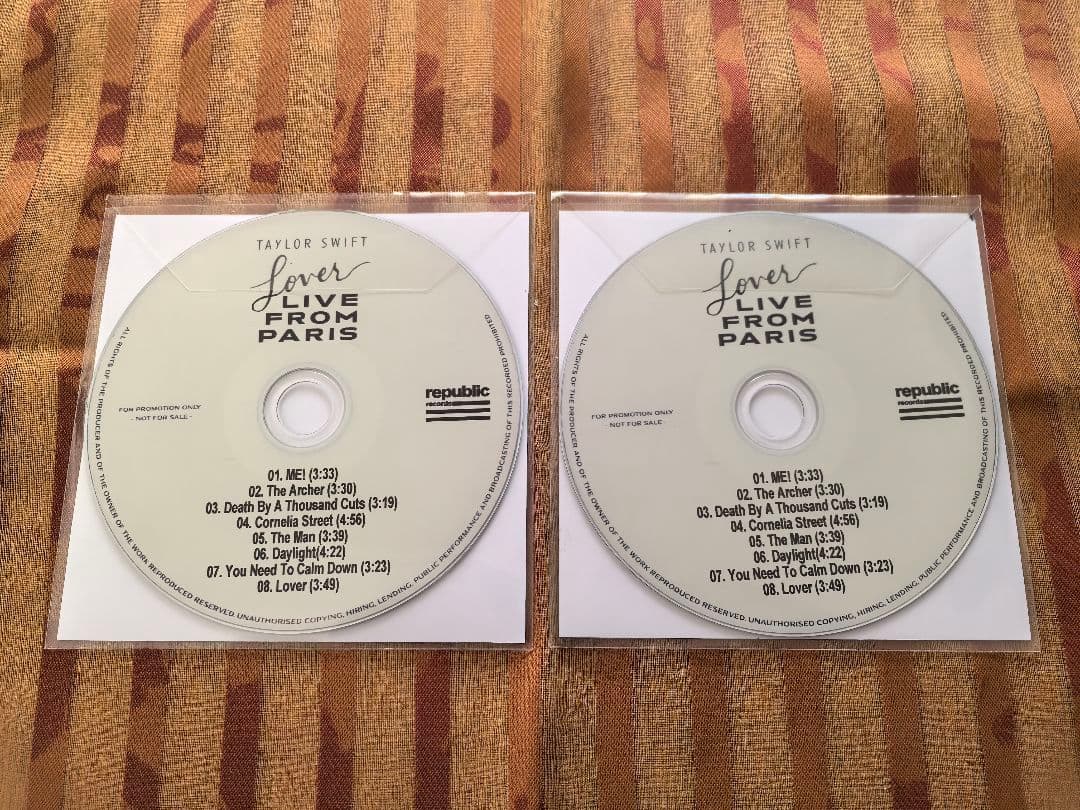 洋楽 Taylor Swift Lover Live From Paris 2CDs