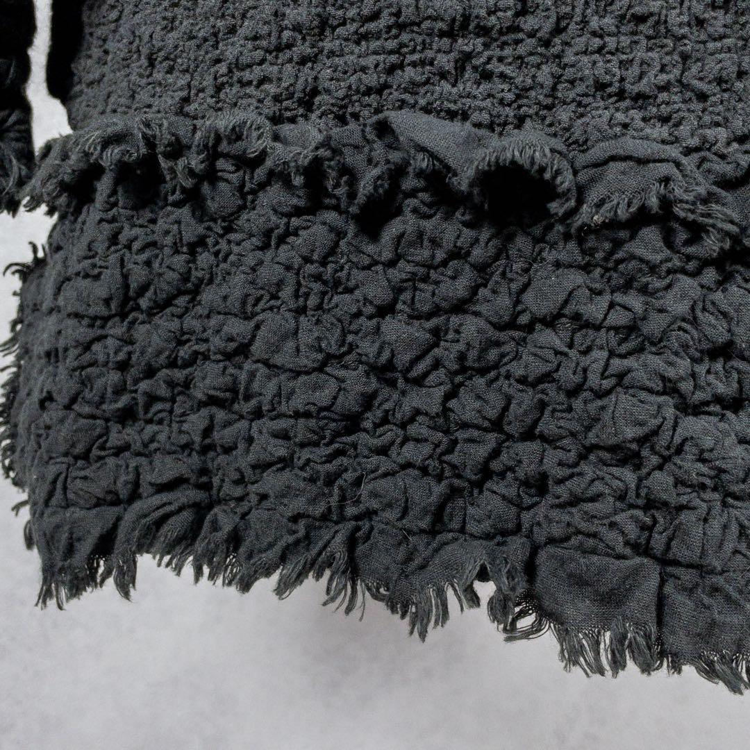 ISSEY MIYAKE ME カリフラワー　シワ加工　ジャケット　グレー