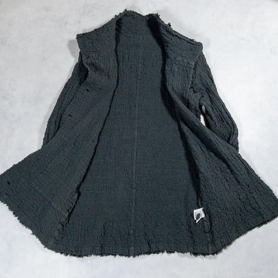 ISSEY MIYAKE ME カリフラワー　シワ加工　ジャケット　グレー