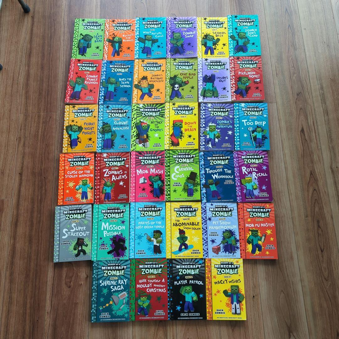 【子供向け洋書】Minecraft Zombie 34巻セット