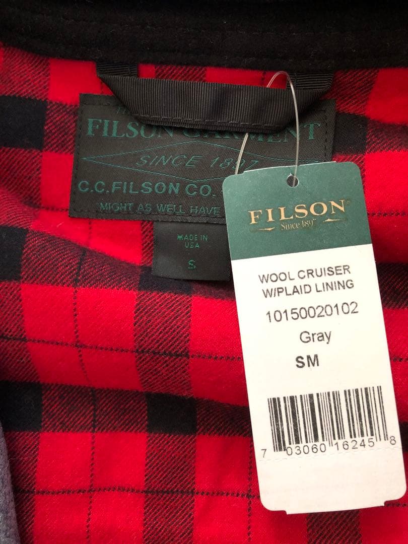 FILSON Wool Cruiser S グレー　ウールクルーザー