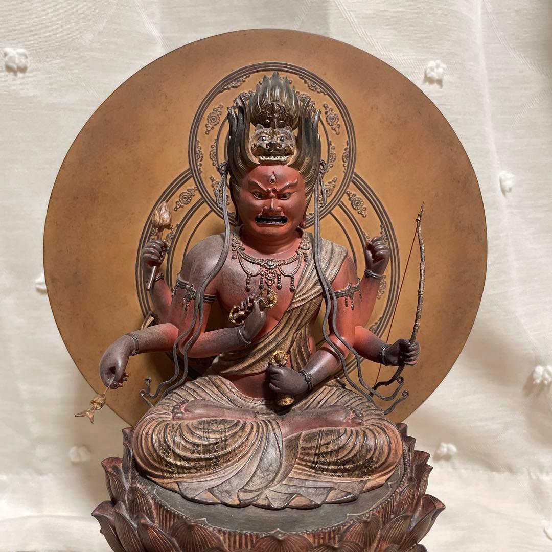 最終値下げ　愛染明王　仏像　イスム