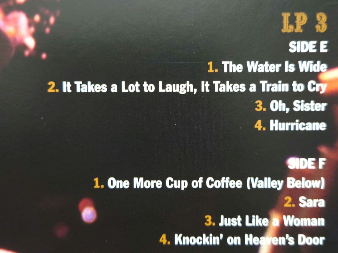 洋楽 BOB DYLAN LIVE 1975 (3LP)