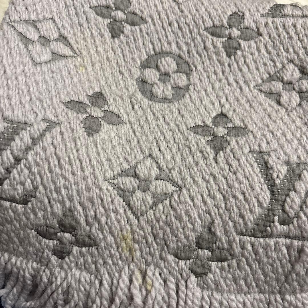 ルイ・ヴィトン グレー マフラー