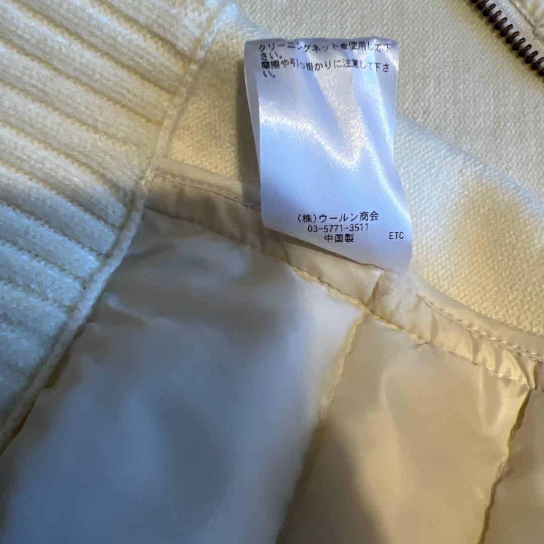 blancvent ホワイト キルティングベスト