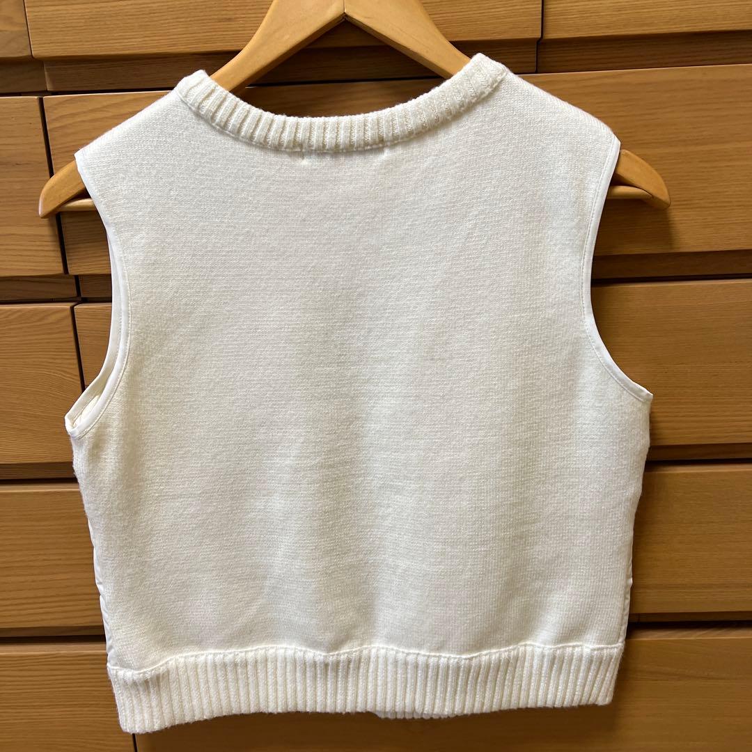 blancvent ホワイト キルティングベスト