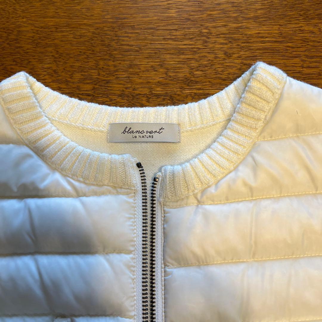blancvent ホワイト キルティングベスト