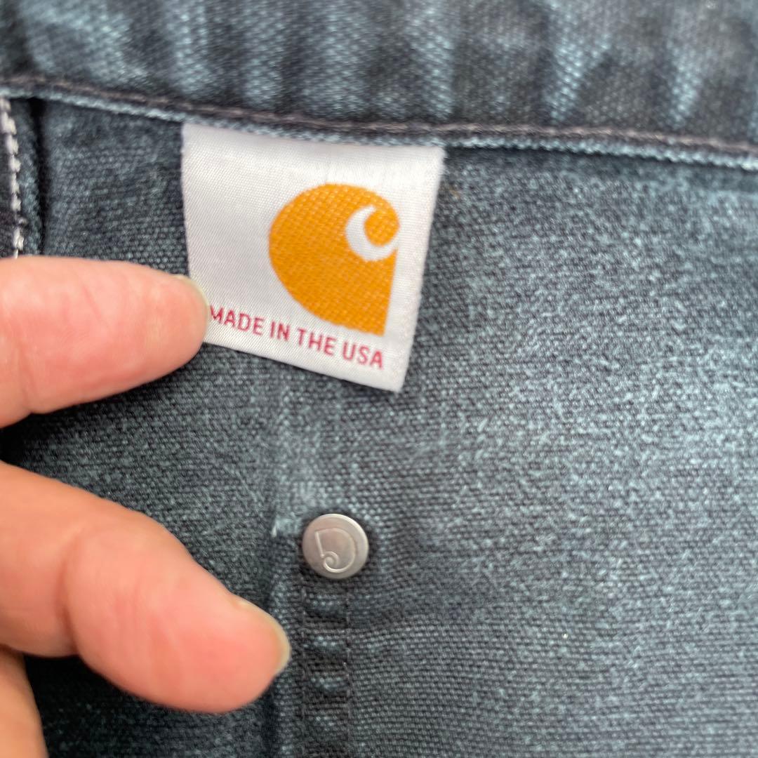 Carhartt ダブルニー ワークパンツ USA製 34×32フェード