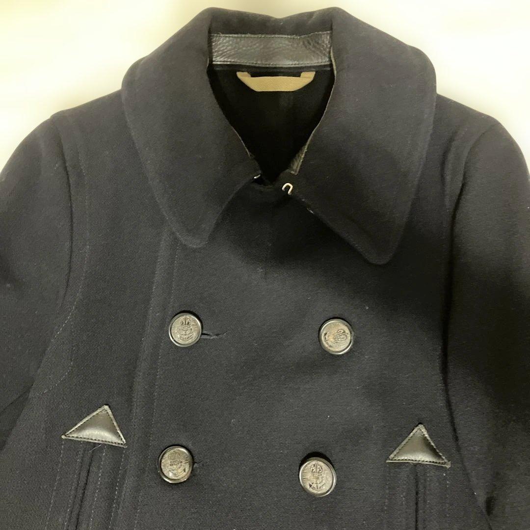 ナイジェルケーボン Pコート ダークネイビー