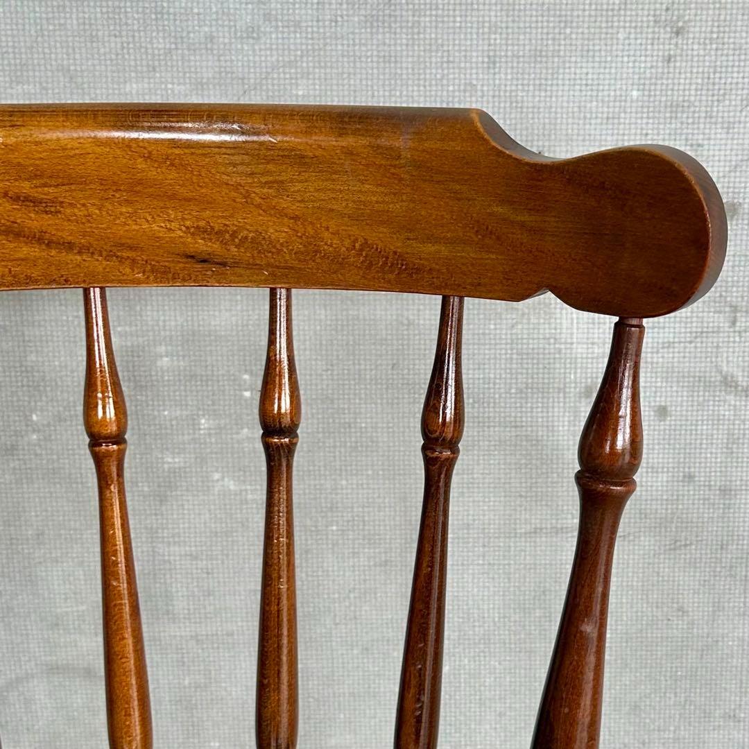 ✿昭和レトロ✿飛騨産業 キツツキマーク 上質ウィンザーチェア　ダイニングチェア