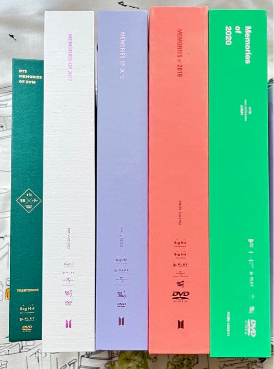 BTS memories DVD 2016~2020 トレカ付き