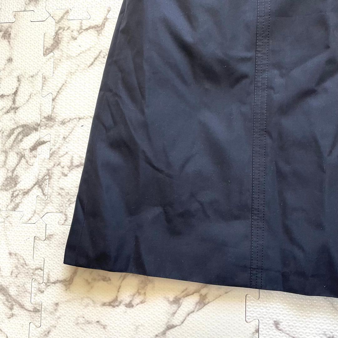 【美品】アクアスキュータム　トレンチコート ベルト　ライナー付　チェック