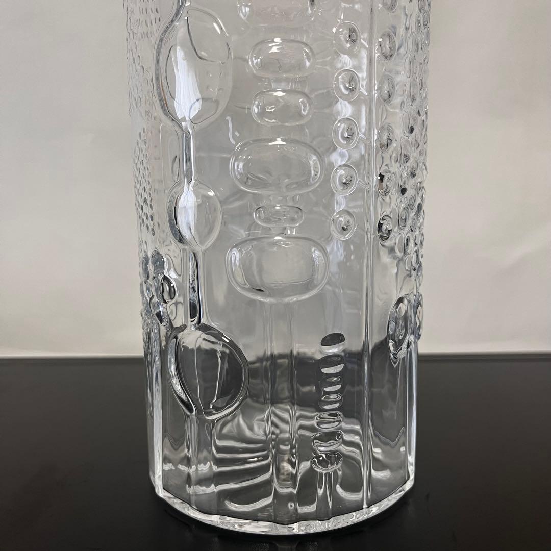 美品 イッタラ フローラ ベース 250mm クリア