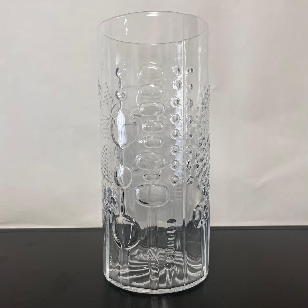 美品 イッタラ フローラ ベース 250mm クリア