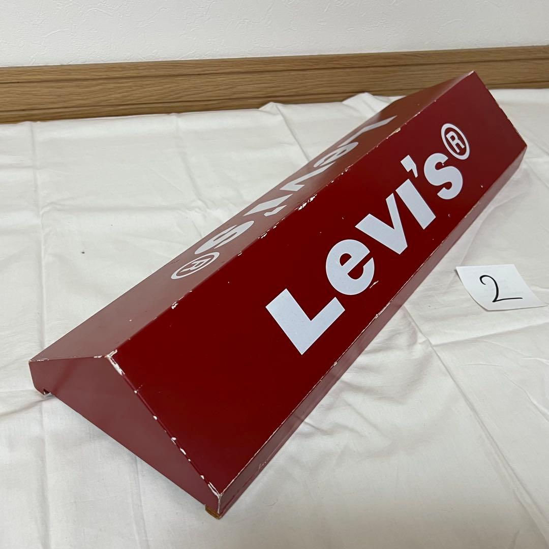 Levi's 販促用 看板 2 リーバイス 非売品 レア 卓上サイン