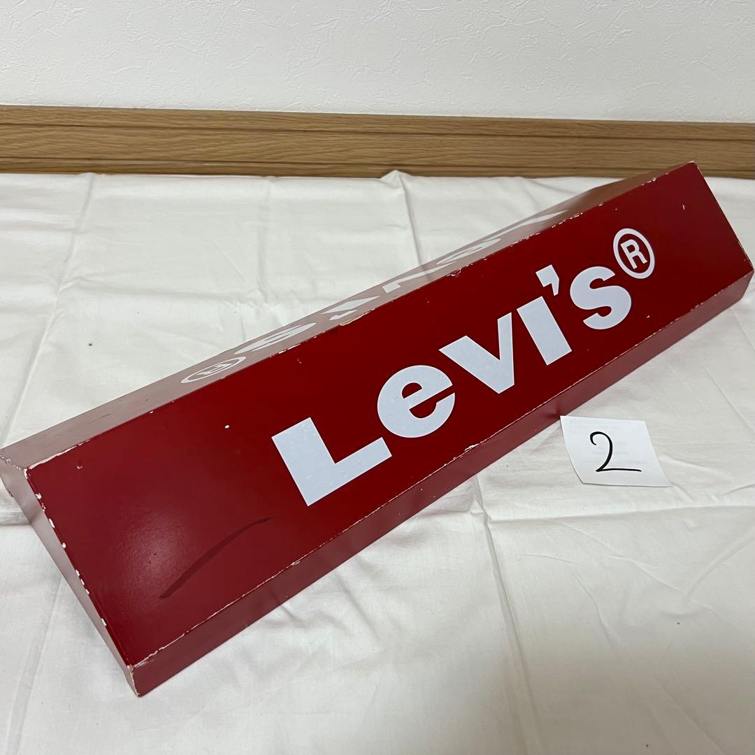 Levi's 販促用 看板 2 リーバイス 非売品 レア 卓上サイン