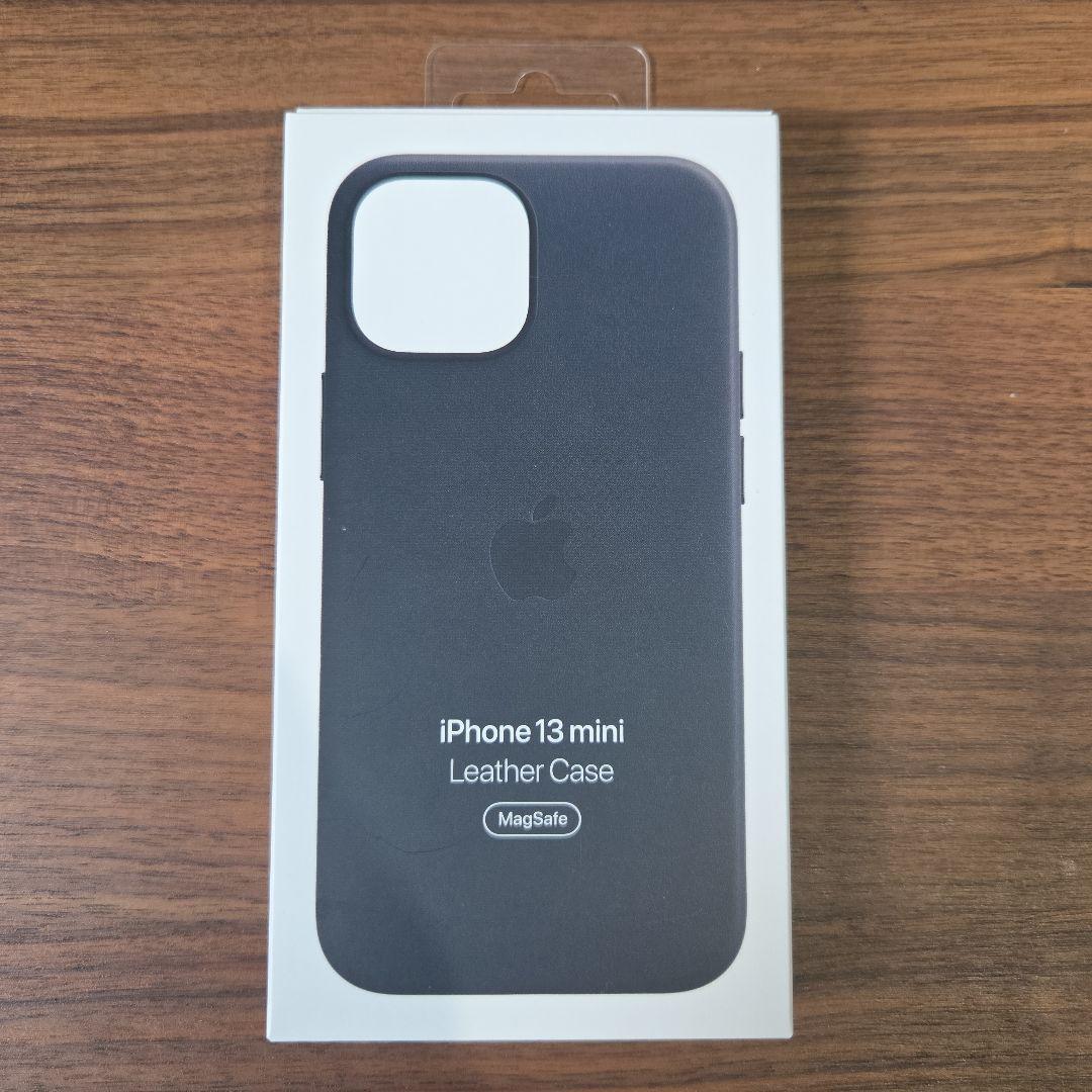 iPhone 13 mini Midnight レザーケース