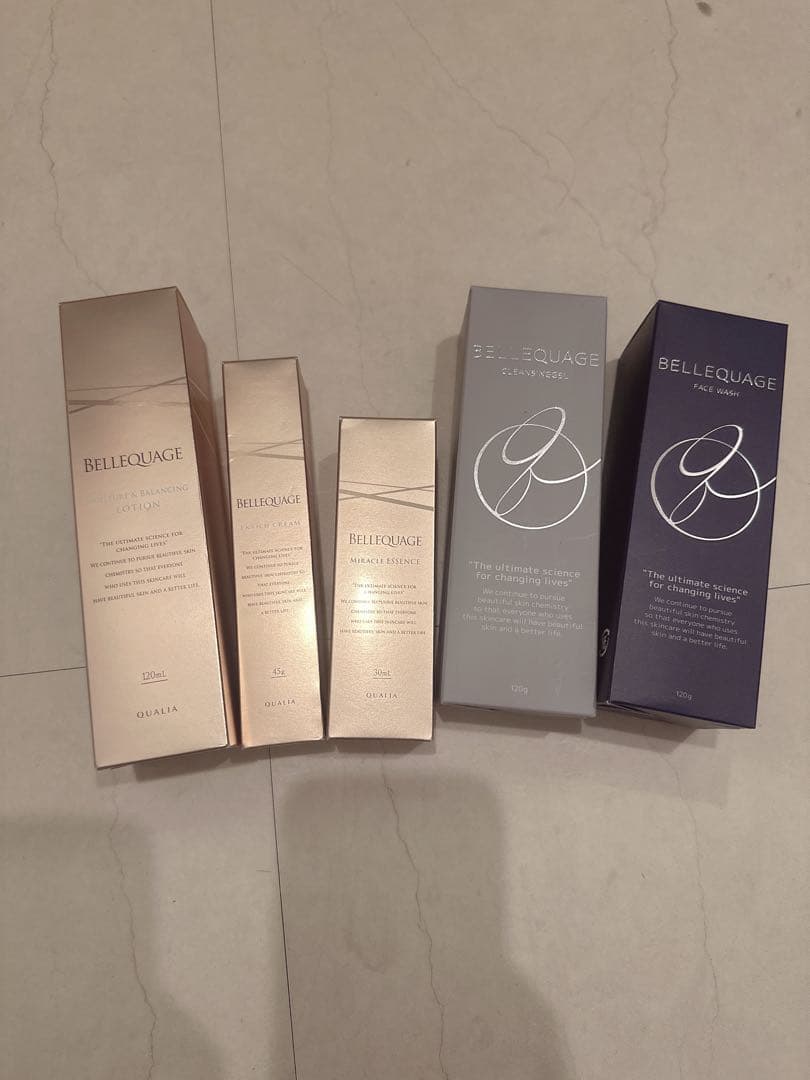 BELLEQUAGE 化粧水、美容液、クリーム、クレンジング、洗顔