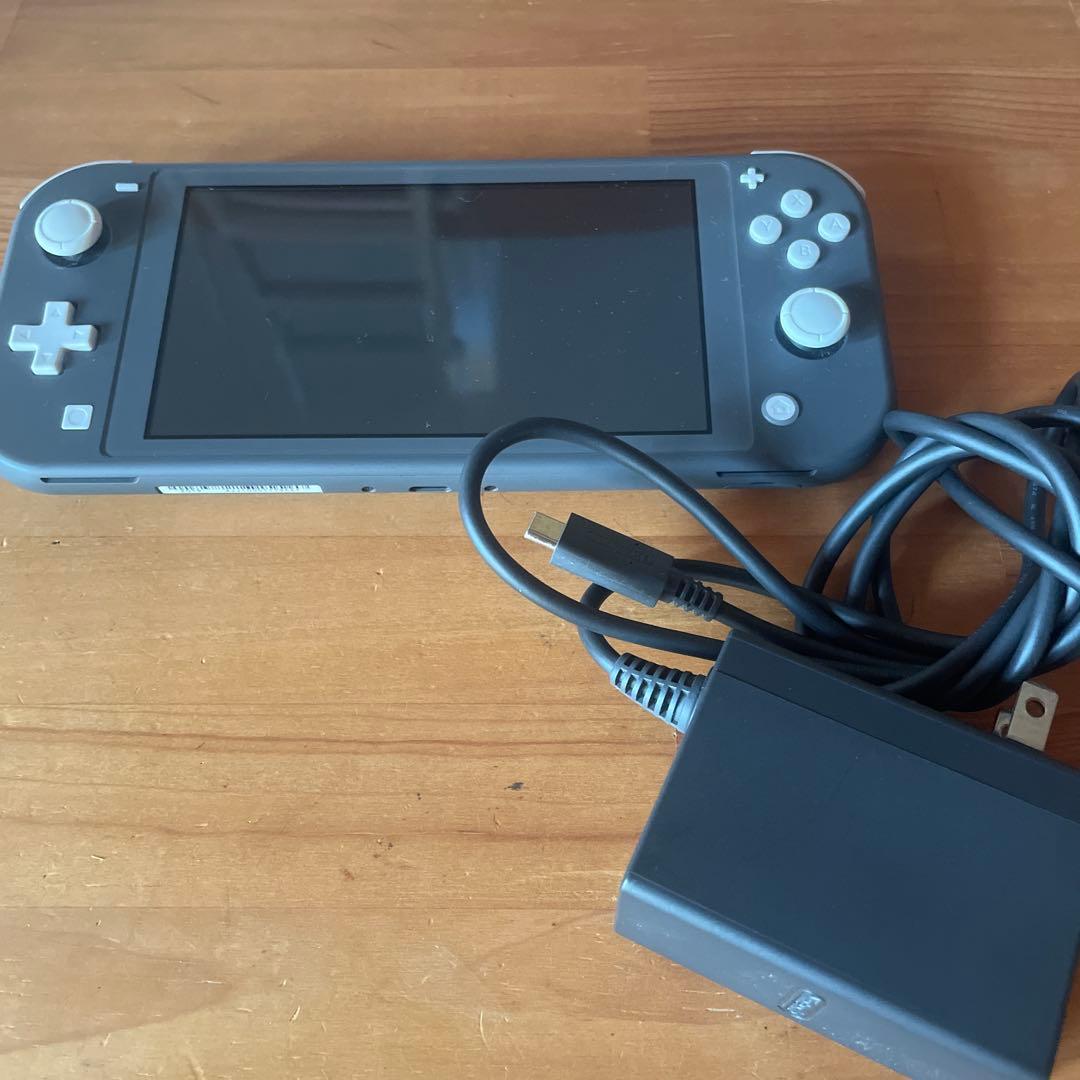 Nintendo Switch Lite グレー　充電器付き