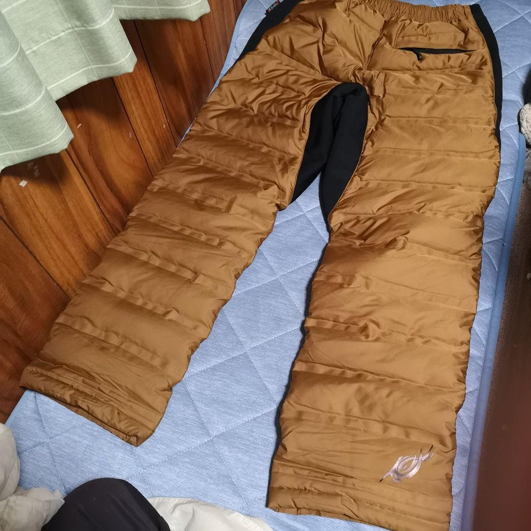 【ほぼ新品】がまかつ オールウェザースーツ用ダウンパンツ GM-3517 LL