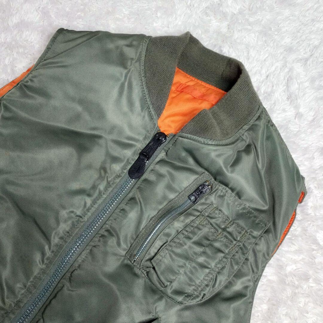 米軍実物 MA-1 ベスト フライトジャケット リバーシブル USAF