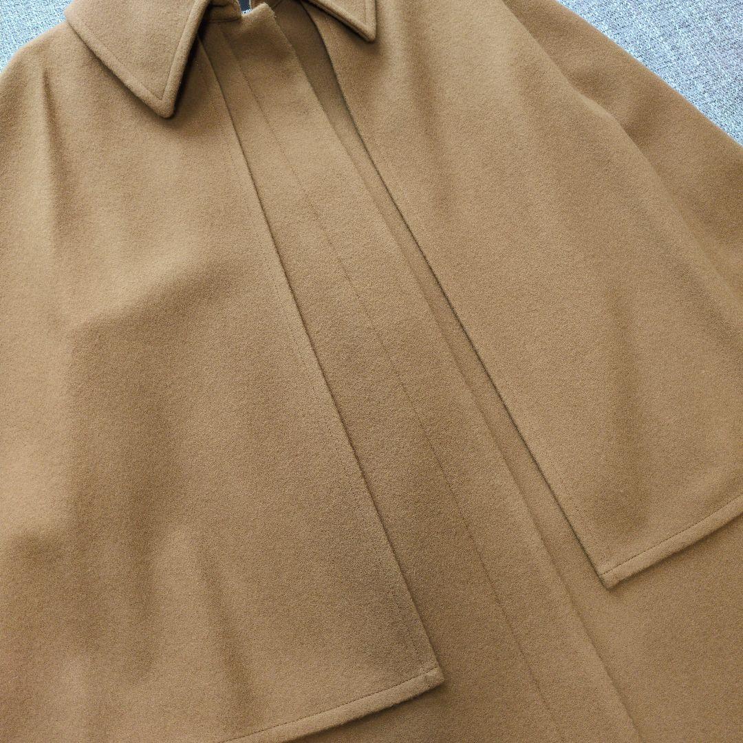 アルアバイル　近年モデル　ウール　ケープコート　未使用に近い美品