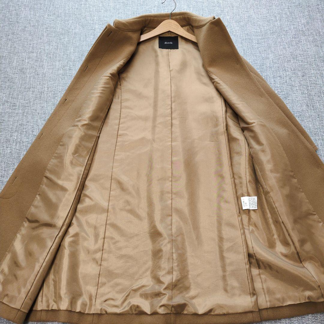 アルアバイル　近年モデル　ウール　ケープコート　未使用に近い美品