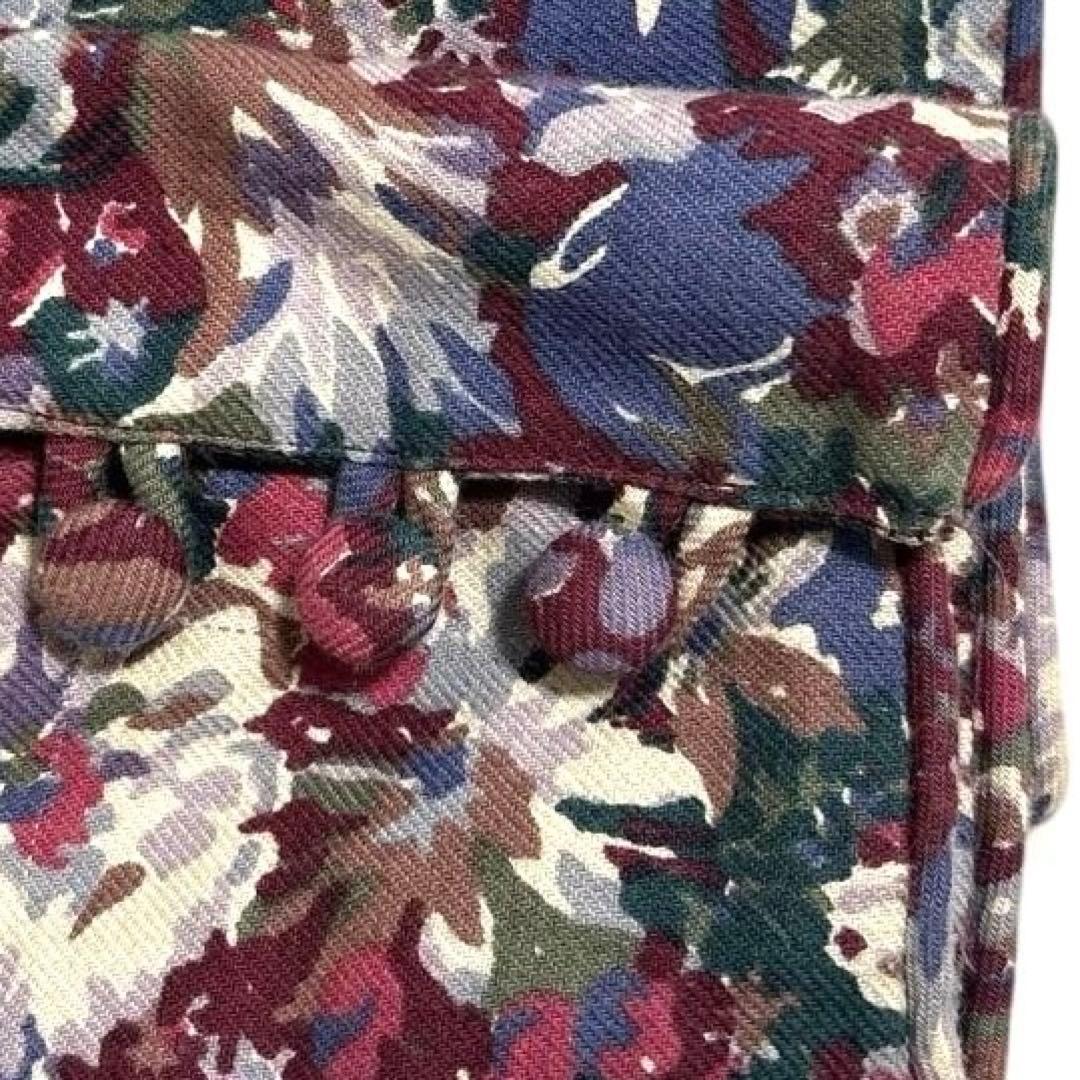 ローラアシュレイ 花柄ワンピース　ヴィンテージ　ロングワンピース　大きいサイズ