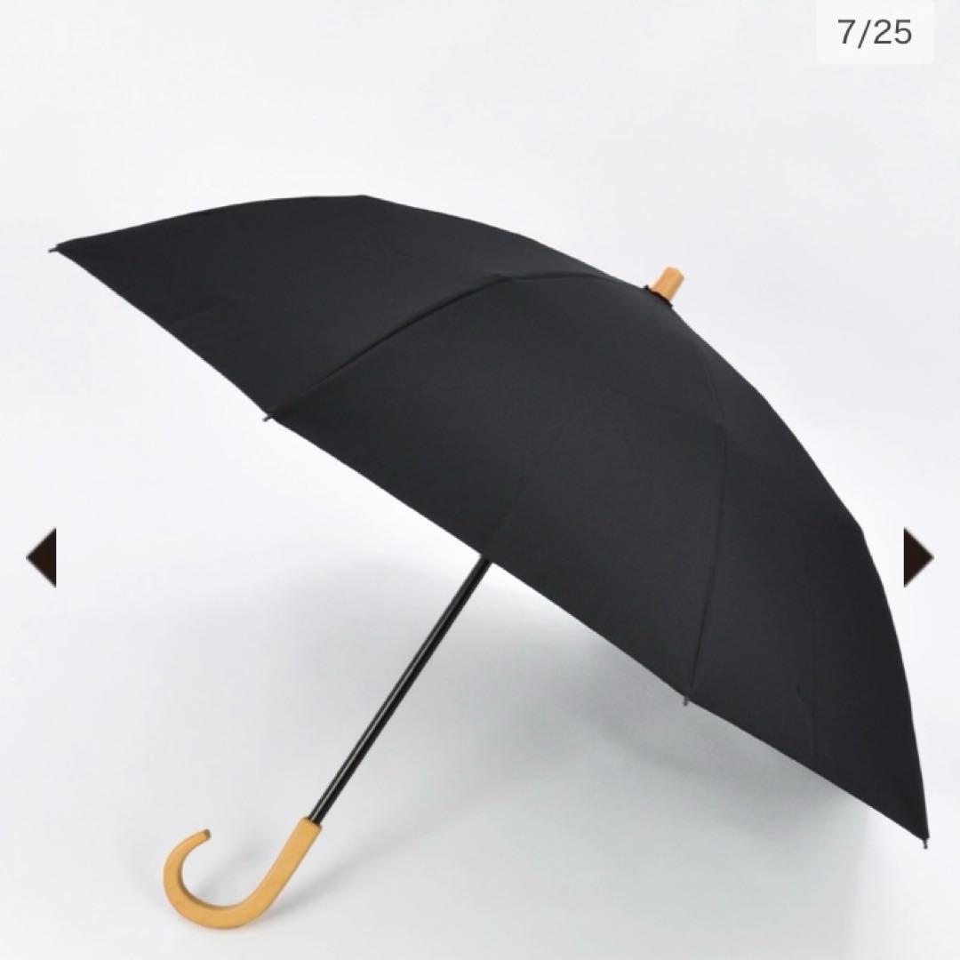 サンバリア100 折りたたみ日傘 2段折り ブラック