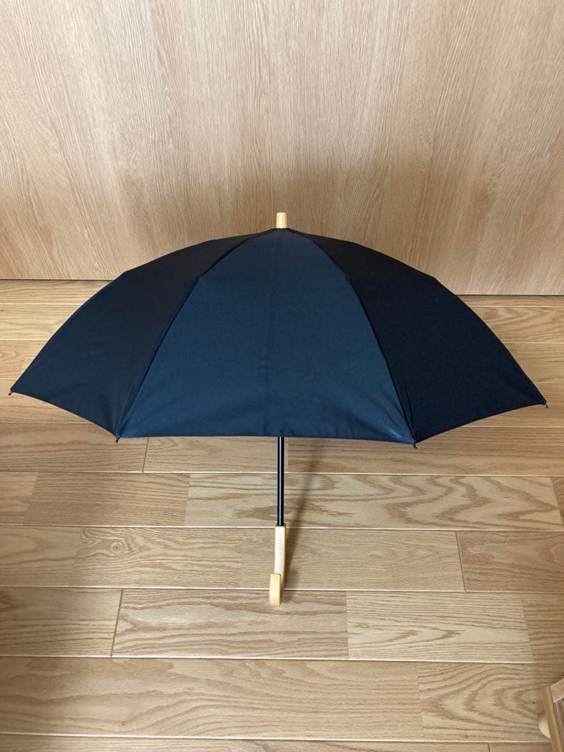 サンバリア100 折りたたみ日傘 2段折り ブラック