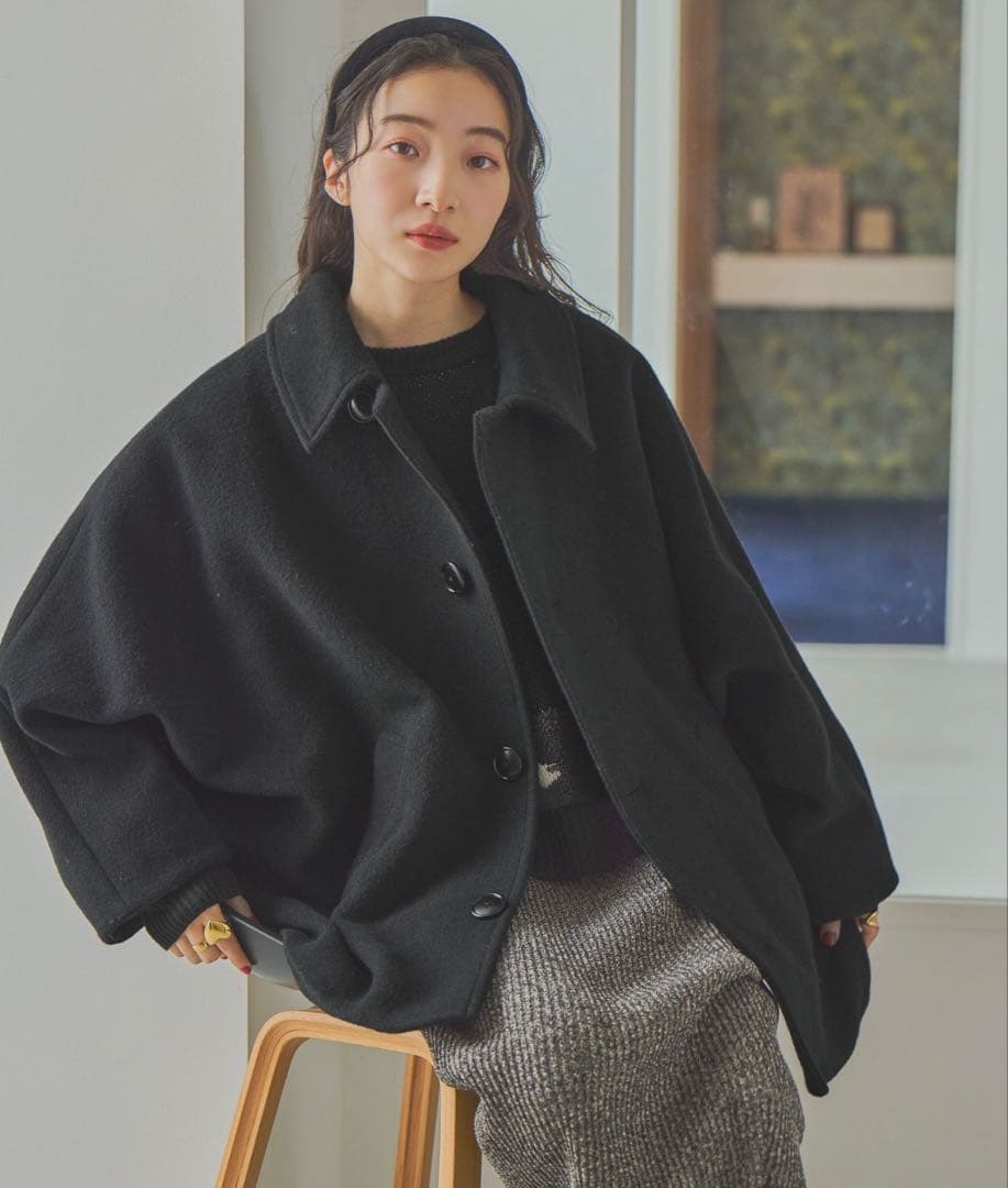 ニコアンド ライトモッサドルマンジャケットコート