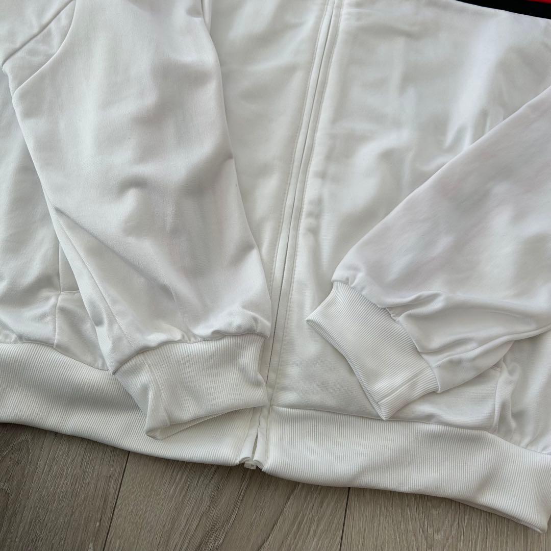 adidas AC MILAN トラックジャケット ジャージ 白赤 O 刺繍