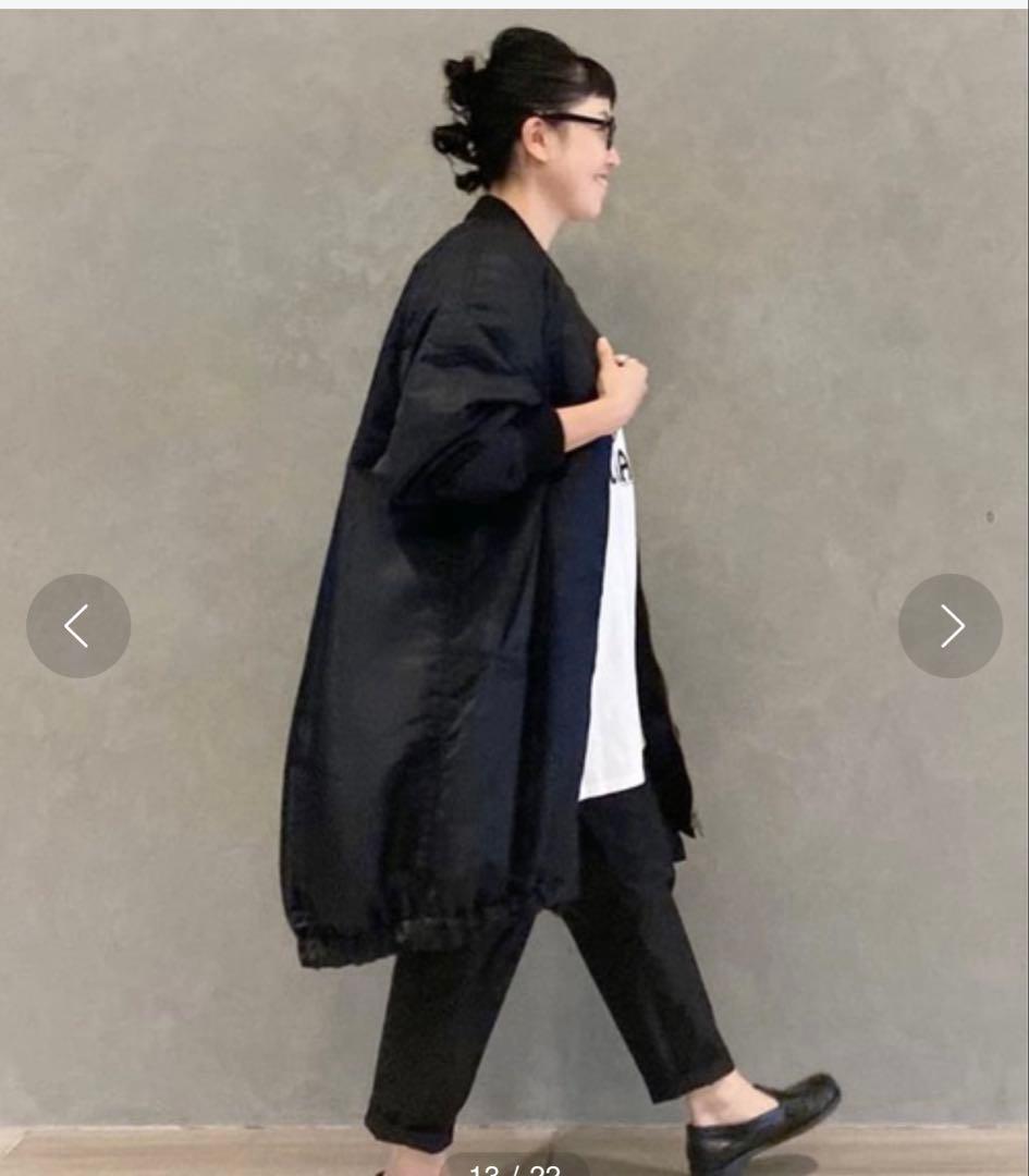 ジャーナルスタンダードラックス　ナイロンナカワタミリタリーリブコート