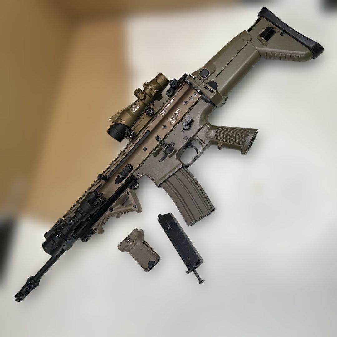 6914 マルイ 次世代電動ガン SCAR−L （FDE）mk16 mod 0