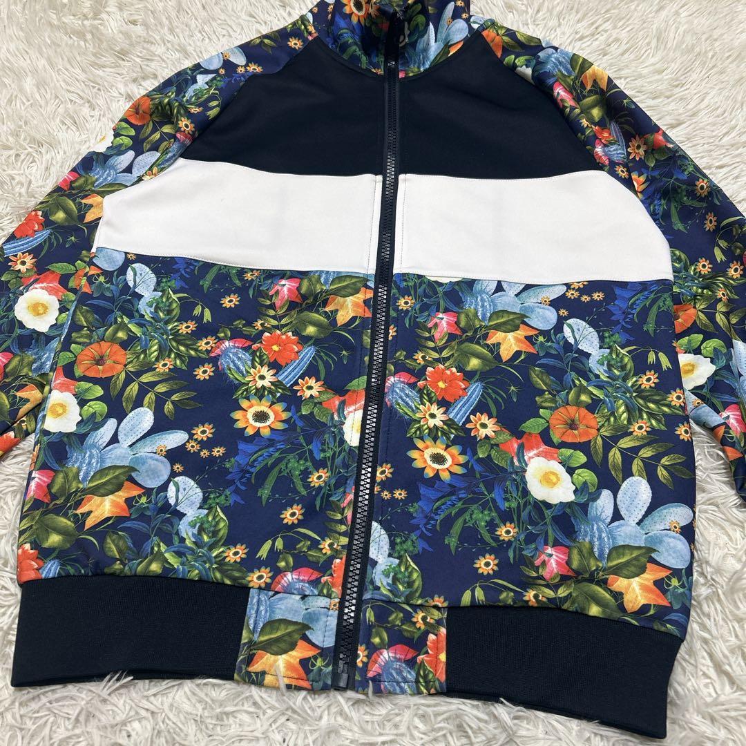 ZARA ザラ　花柄　総柄　ボタニカル　トラックジャケット　パンツ　セットアップ