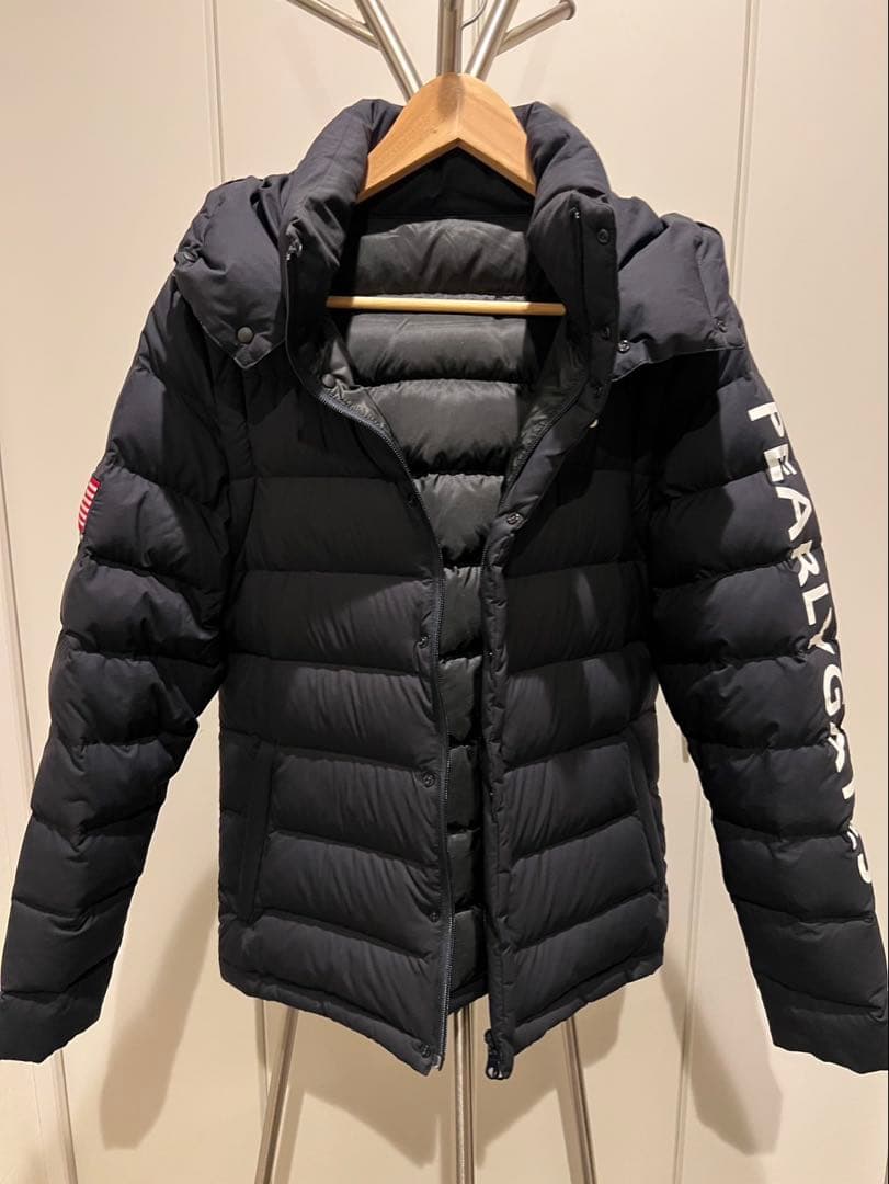 PEARLY GATES フード付きダウンジャケット ネイビー　サイズ4